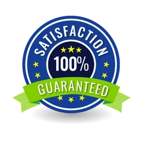 100 percent satisfaction guaranteed