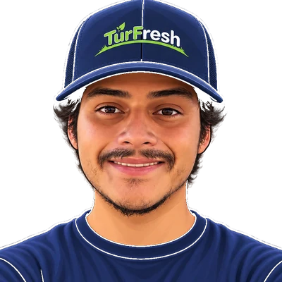Yoshua, TurFresh service technician, cartoon avatar
