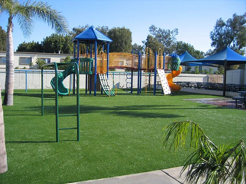 Artificial grass surfaces are common in schools and daycares nationwide.