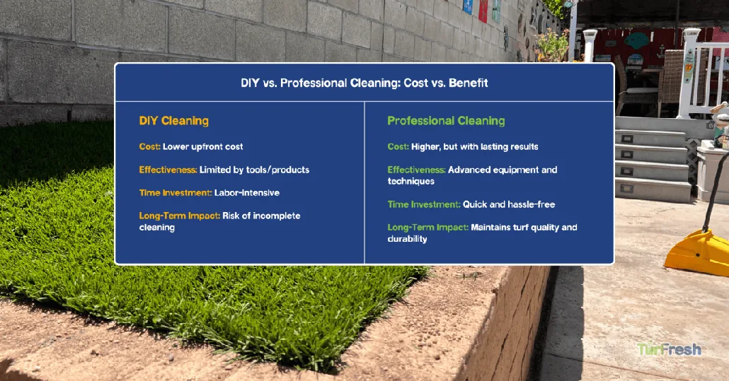 DIY Cleaning vs. Professional Turf Cleaning Turfresh