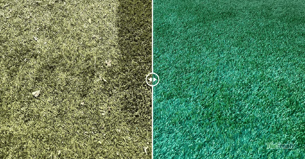 Rinse with Water During Hot Days in Tucson, artificial turf maintenance tip