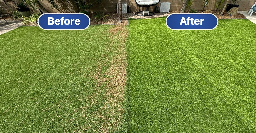 professional turf cleaning service removing bacteria and odor